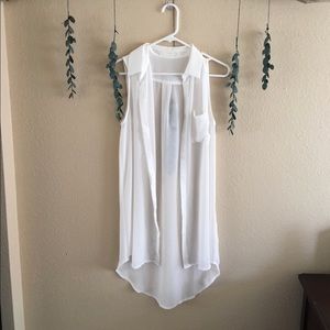 LUSH Sheer oversized kimono style top